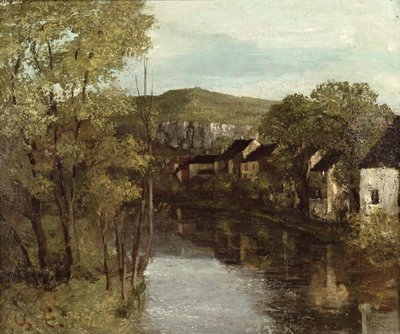 The Reflection of Ornans, c.1872 by Gustave Courbet